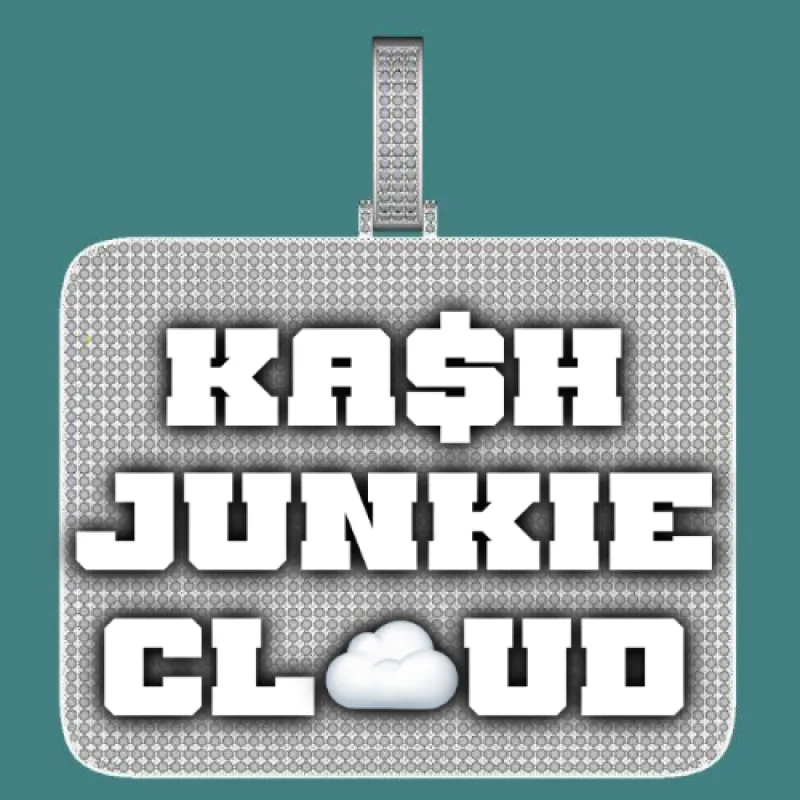 CUSTOM LETTER NECKLACE 3D BIG SQUARE sold by The GUU Shop