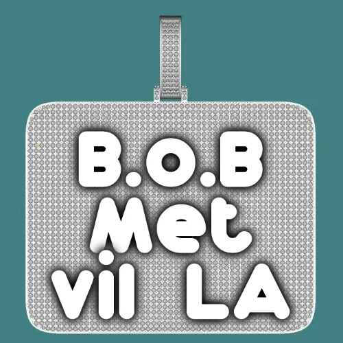 CUSTOM LETTER NECKLACE 3D BIG SQUARE sold by The GUU Shop