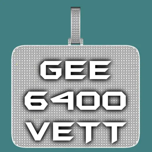 CUSTOM LETTER NECKLACE 3D BIG SQUARE sold by The GUU Shop