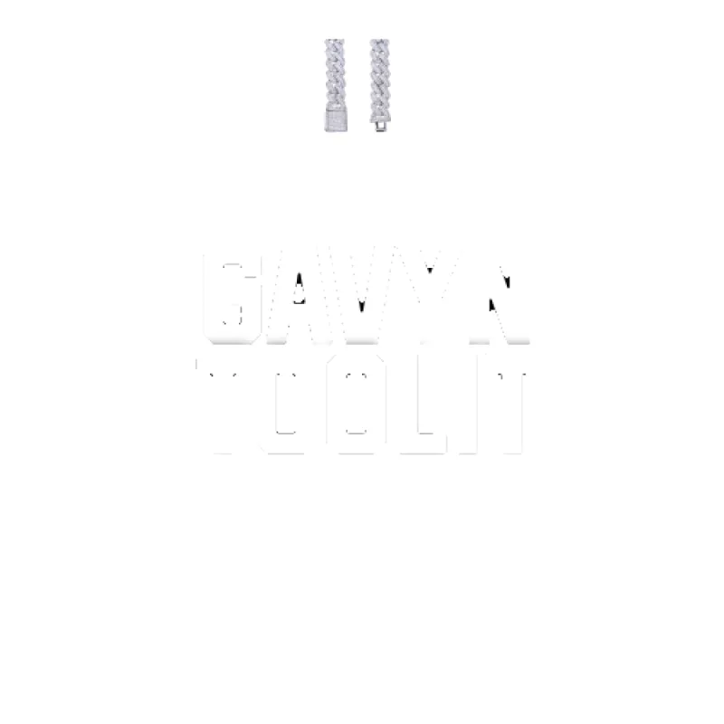 Custom Letters Baguette Two Layer Necklace made by The GUU Shop