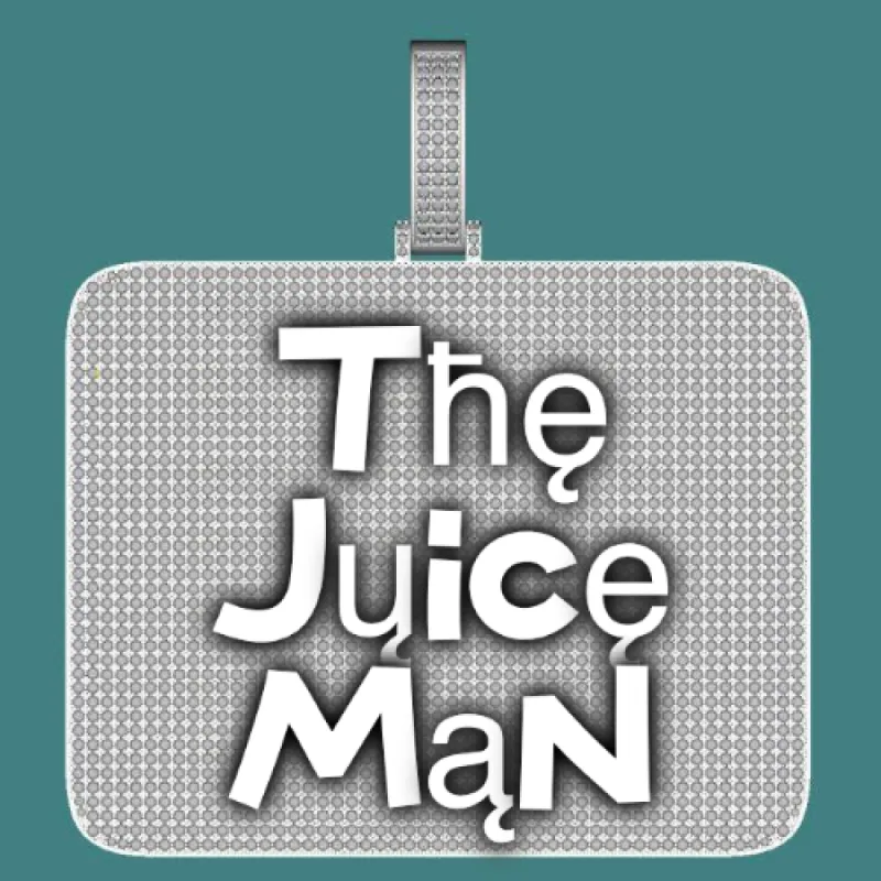 CUSTOM LETTER NECKLACE 3D BIG SQUARE sold by The GUU Shop