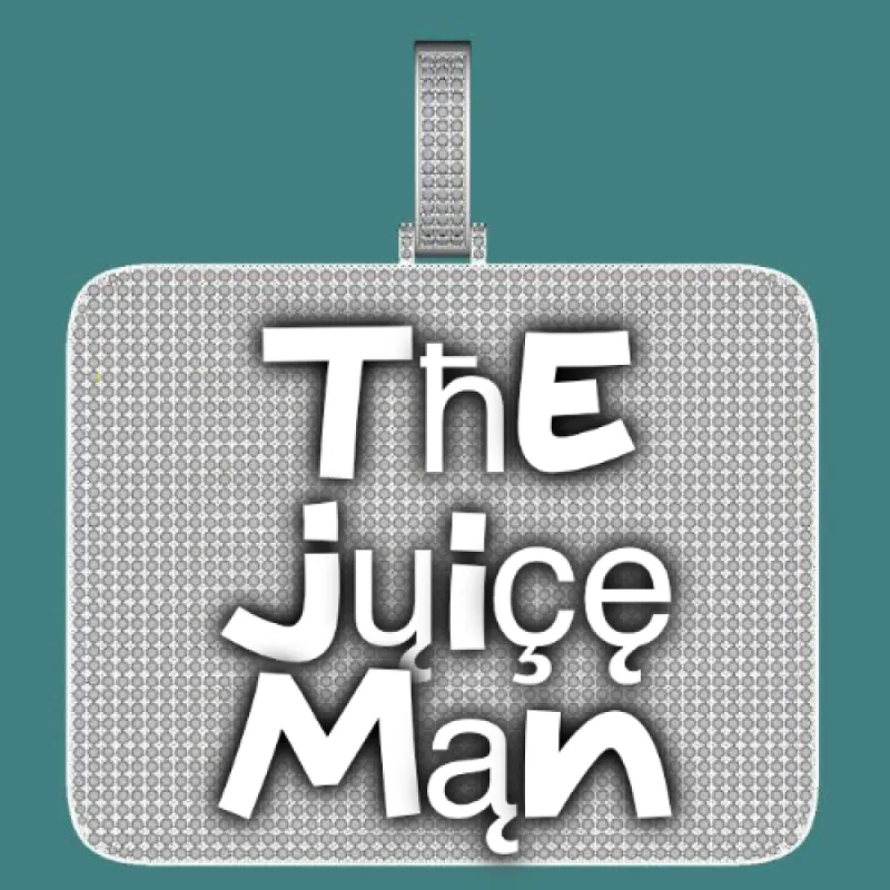 CUSTOM LETTER NECKLACE 3D BIG SQUARE sold by The GUU Shop