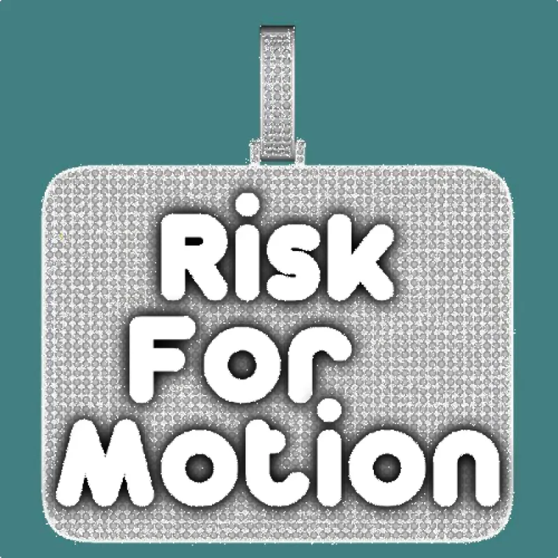 CUSTOM LETTER NECKLACE 3D BIG SQUARE sold by The GUU Shop