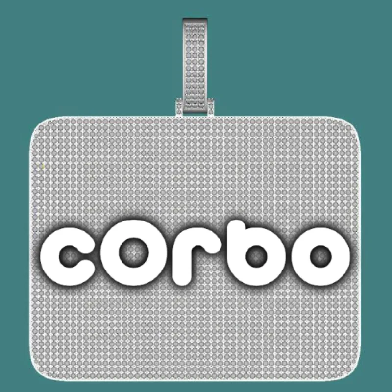 CUSTOM LETTER NECKLACE 3D BIG SQUARE sold by The GUU Shop