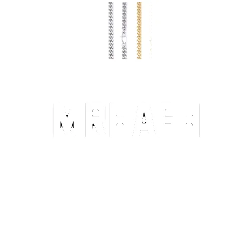 Custom Letters Baguette Two Layer Necklace sold by The GUU Shop