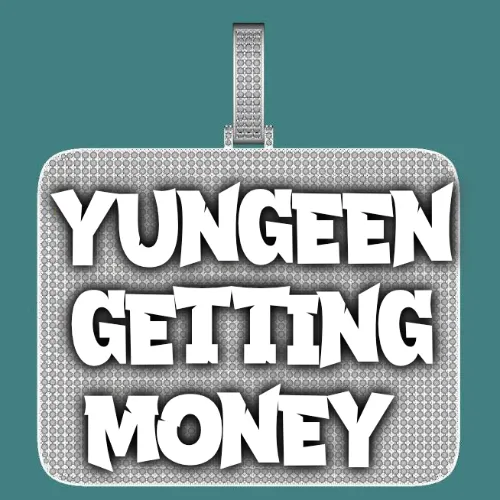 CUSTOM LETTER NECKLACE 3D BIG SQUARE sold by The GUU Shop