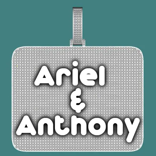 CUSTOM LETTER NECKLACE 3D BIG SQUARE sold by The GUU Shop