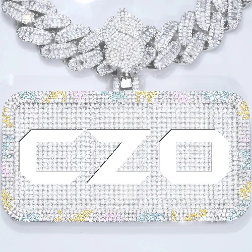 CUSTOM LETTER NECKLACE 3D COLORFUL SQUARE sold by The GUU Shop