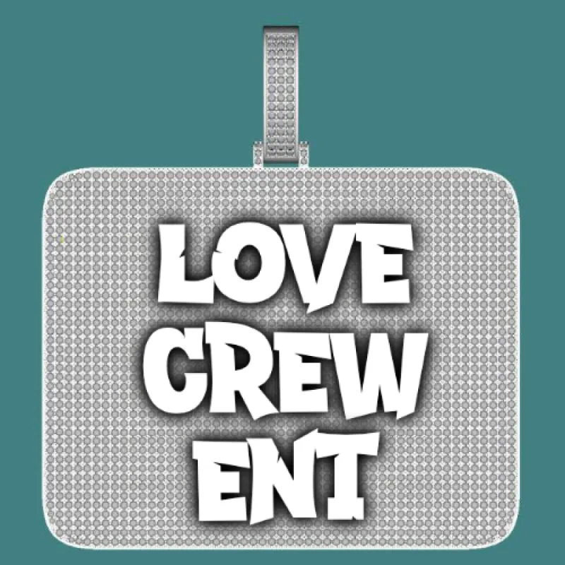 CUSTOM LETTER NECKLACE 3D BIG SQUARE sold by The GUU Shop