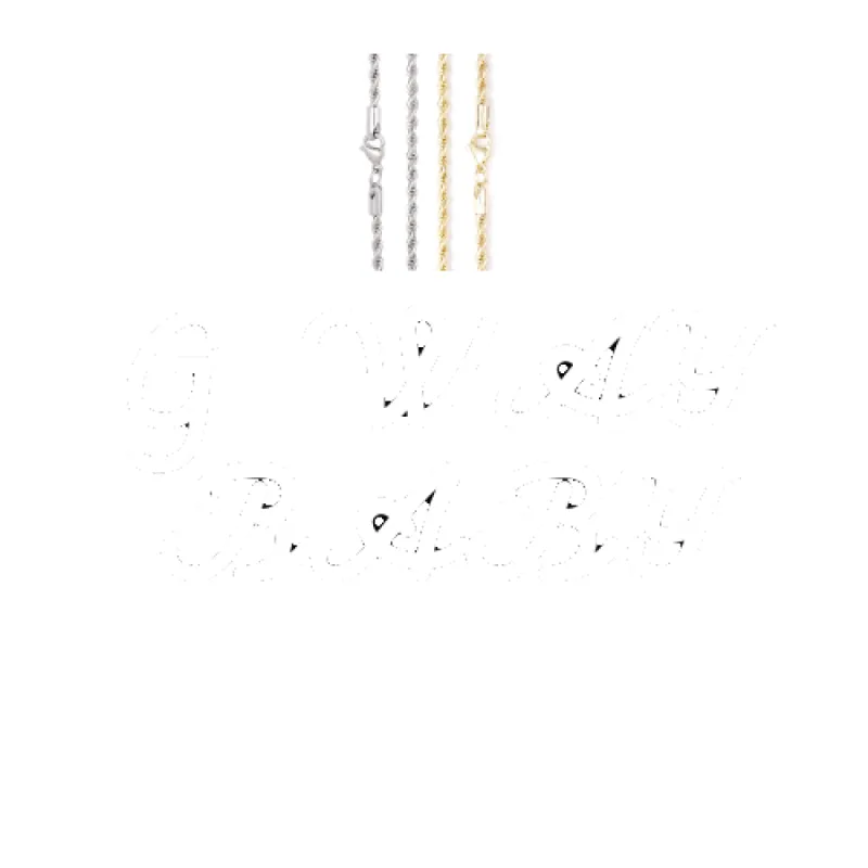 Script Custom Letter Necklace sold by The GUU Shop