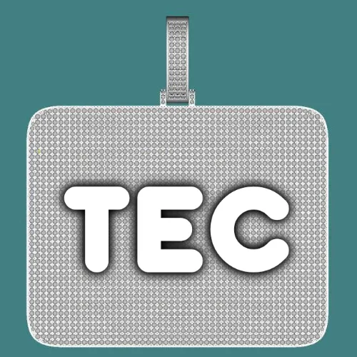 CUSTOM LETTER NECKLACE 3D BIG SQUARE sold by The GUU Shop