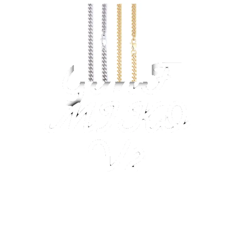 Script Custom Letter Necklace sold by The GUU Shop