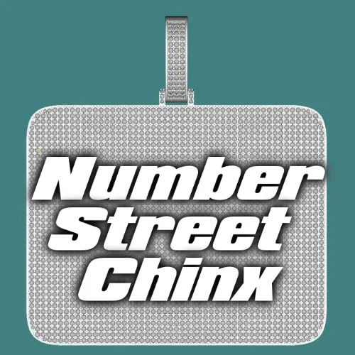 CUSTOM LETTER NECKLACE 3D BIG SQUARE sold by The GUU Shop