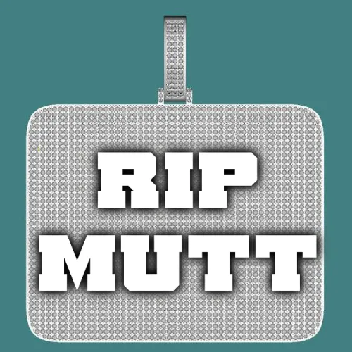 CUSTOM LETTER NECKLACE 3D BIG SQUARE sold by The GUU Shop