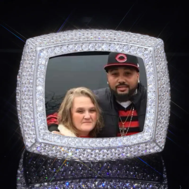 3D CUSTOM PICTURE ICED RING sold by The GUU Shop