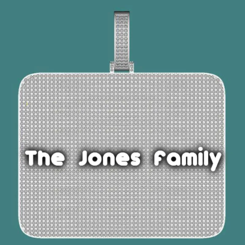 CUSTOM LETTER NECKLACE 3D BIG SQUARE sold by The GUU Shop