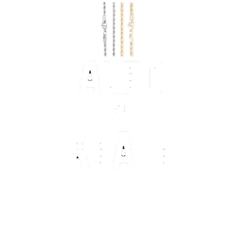 Custom Letters Baguette Two Layer Necklace sold by The GUU Shop