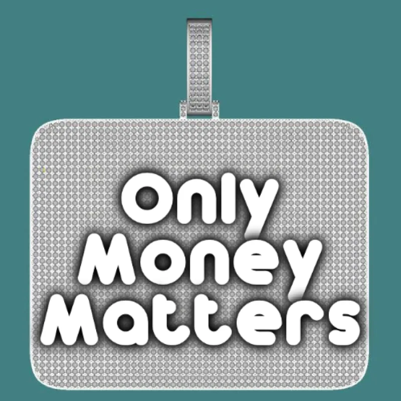 CUSTOM LETTER NECKLACE 3D BIG SQUARE sold by The GUU Shop