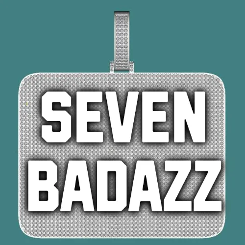 CUSTOM LETTER NECKLACE 3D BIG SQUARE sold by The GUU Shop