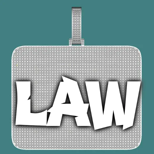 CUSTOM LETTER NECKLACE 3D BIG SQUARE sold by The GUU Shop