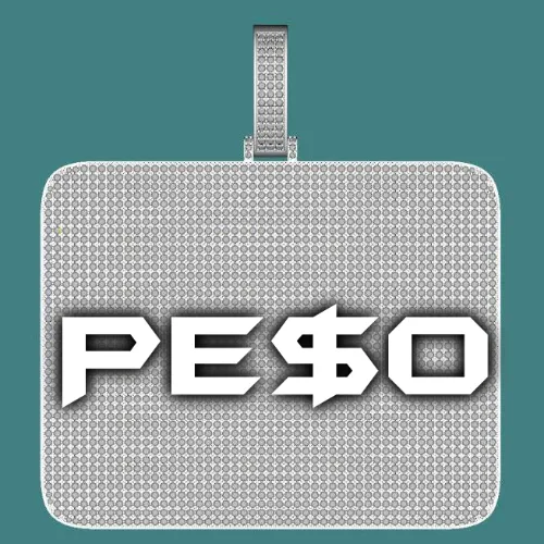 CUSTOM LETTER NECKLACE 3D BIG SQUARE sold by The GUU Shop