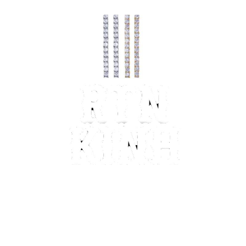 Custom Letters Freibeuter Font Necklace sold by The GUU Shop