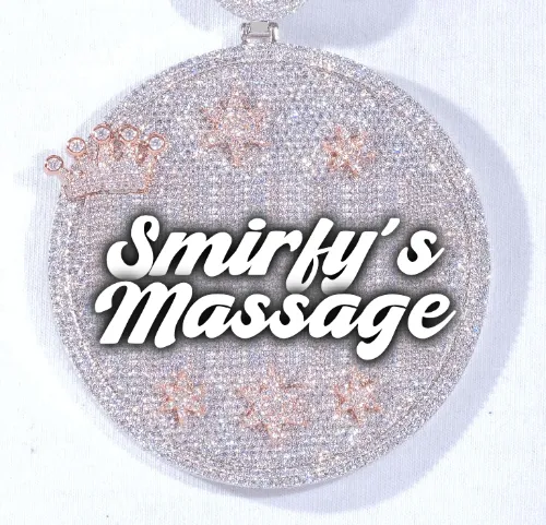 CUSTOM LETTER NECKLACE 3D BIG CROWN DISC sold by The GUU Shop