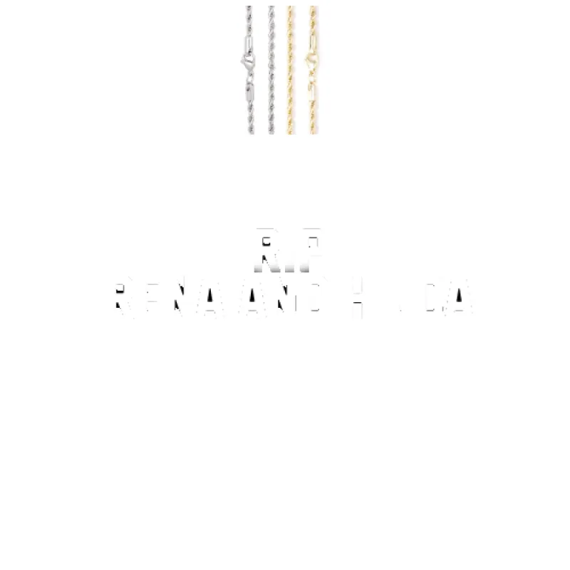 Custom Letters Baguette Two Layer Necklace made by The GUU Shop