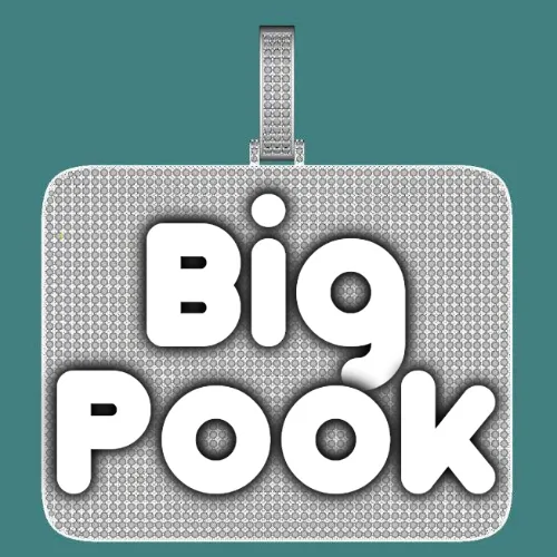 CUSTOM LETTER NECKLACE 3D BIG SQUARE sold by The GUU Shop