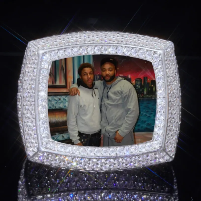 3D CUSTOM PICTURE ICED RING sold by The GUU Shop