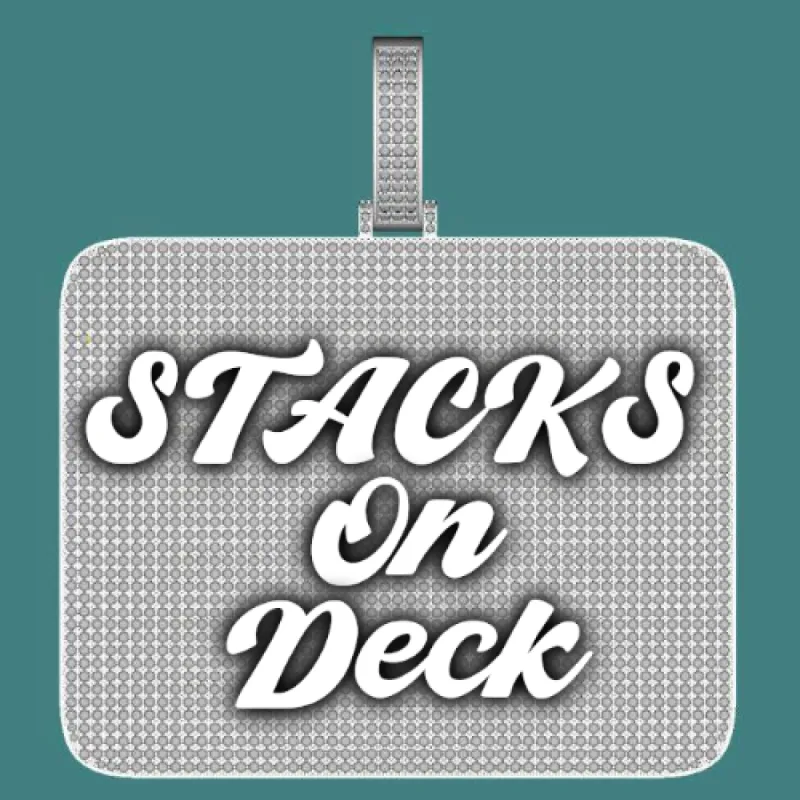 CUSTOM LETTER NECKLACE 3D BIG SQUARE sold by The GUU Shop