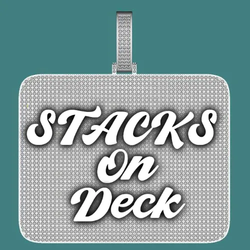 CUSTOM LETTER NECKLACE 3D BIG SQUARE sold by The GUU Shop