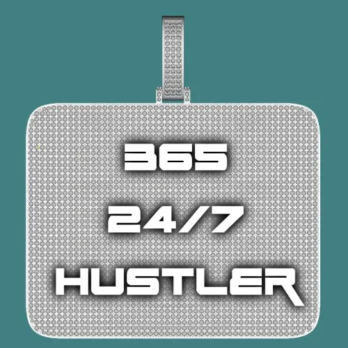 CUSTOM LETTER NECKLACE 3D BIG SQUARE sold by The GUU Shop