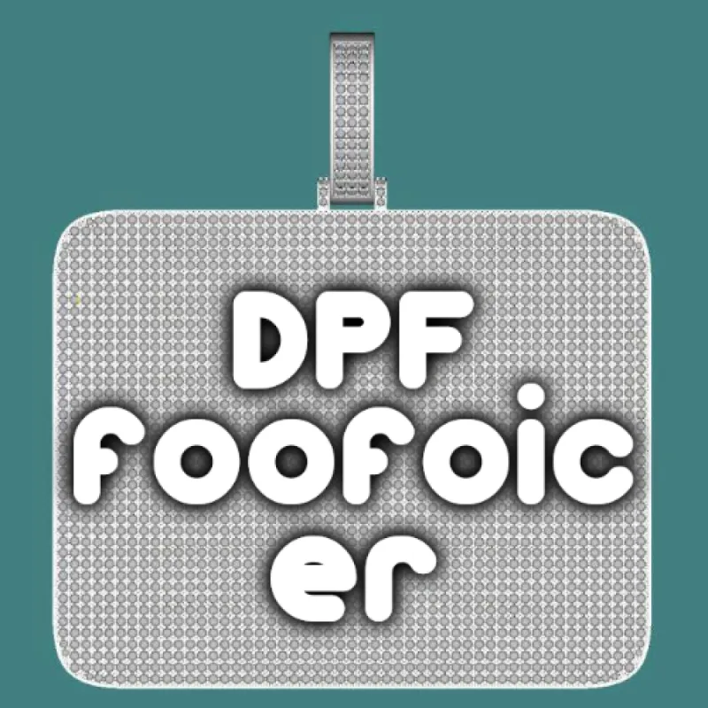 CUSTOM LETTER NECKLACE 3D BIG SQUARE sold by The GUU Shop