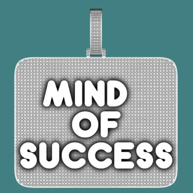 CUSTOM LETTER NECKLACE 3D BIG SQUARE sold by The GUU Shop