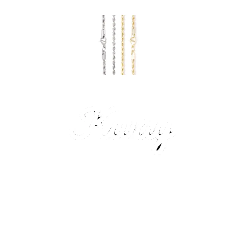 Script Custom Letter Necklace sold by The GUU Shop