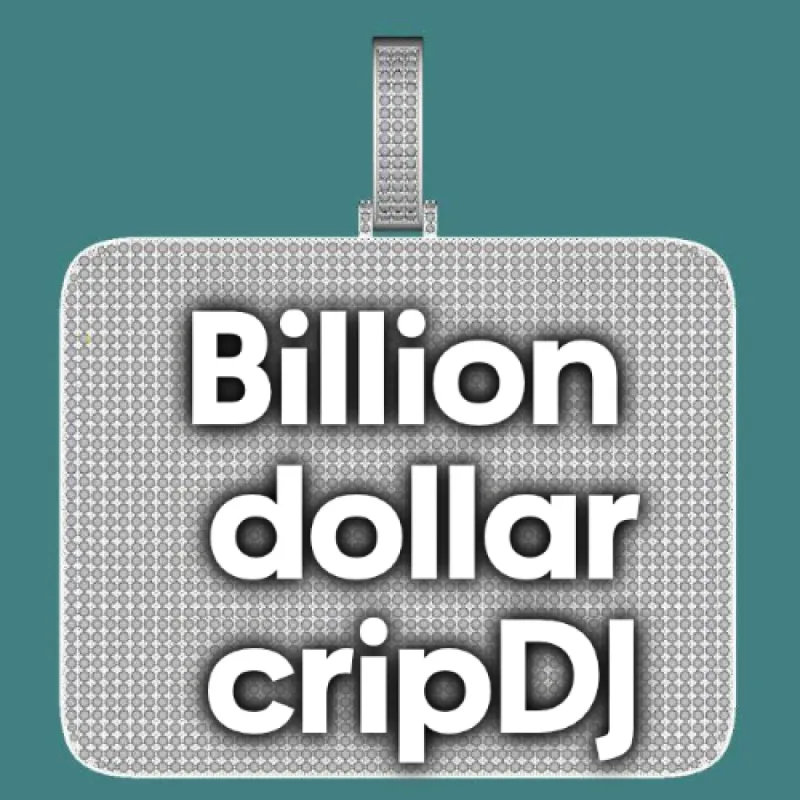 CUSTOM LETTER NECKLACE 3D BIG SQUARE sold by The GUU Shop