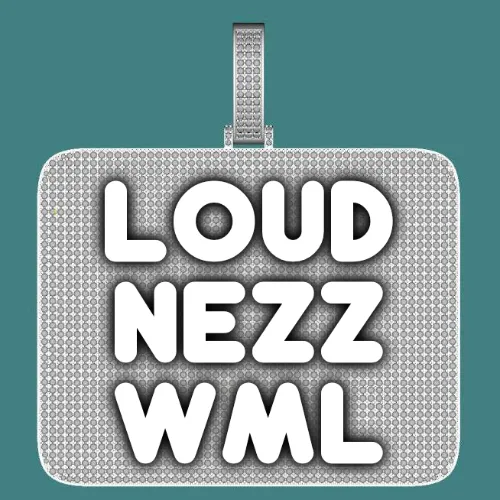 CUSTOM LETTER NECKLACE 3D BIG SQUARE sold by The GUU Shop