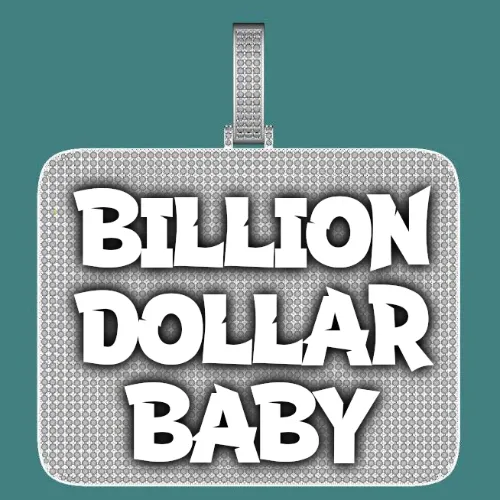 CUSTOM LETTER NECKLACE 3D BIG SQUARE sold by The GUU Shop