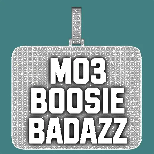 CUSTOM LETTER NECKLACE 3D BIG SQUARE sold by The GUU Shop