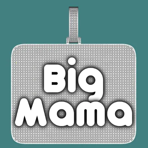 CUSTOM LETTER NECKLACE 3D BIG SQUARE sold by The GUU Shop