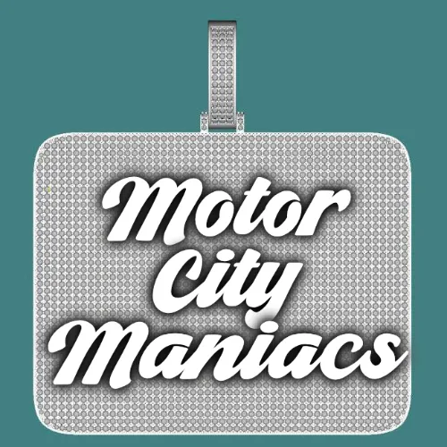 CUSTOM LETTER NECKLACE 3D BIG SQUARE sold by The GUU Shop