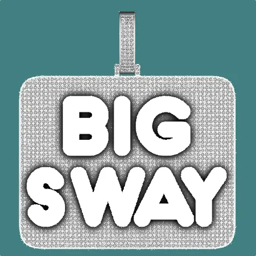 CUSTOM LETTER NECKLACE 3D BIG SQUARE sold by The GUU Shop