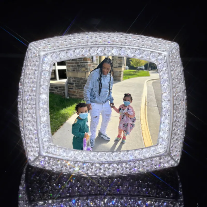 3D CUSTOM PICTURE ICED RING sold by The GUU Shop