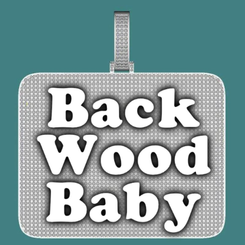 CUSTOM LETTER NECKLACE 3D BIG SQUARE sold by The GUU Shop