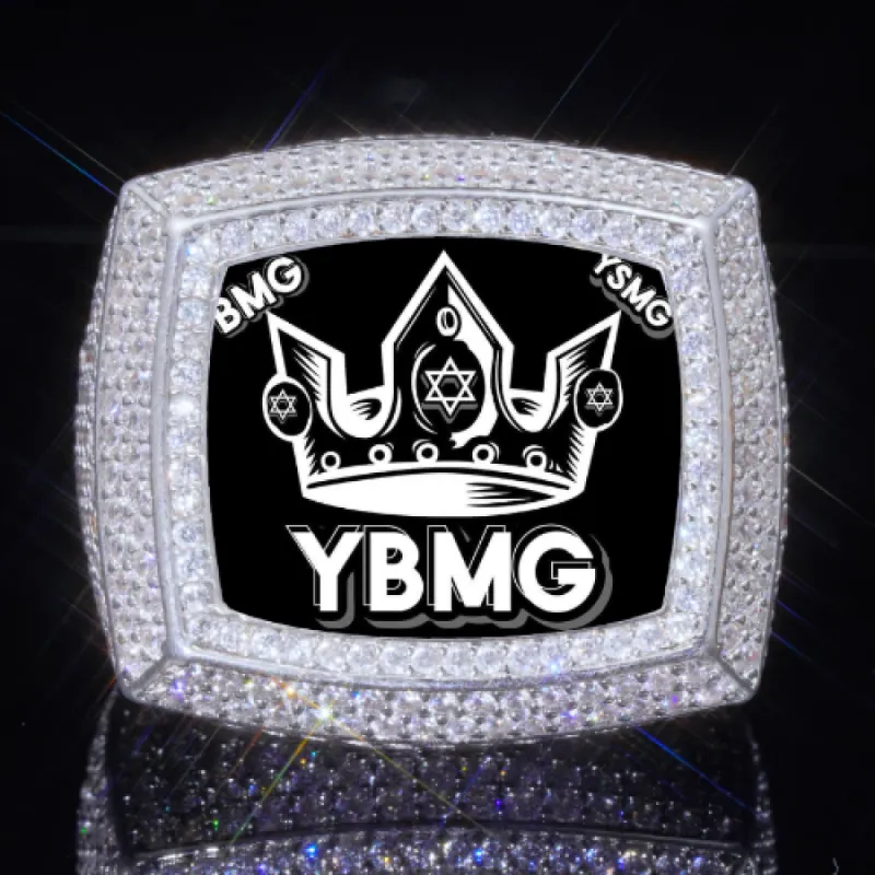 3D CUSTOM PICTURE ICED RING sold by The GUU Shop