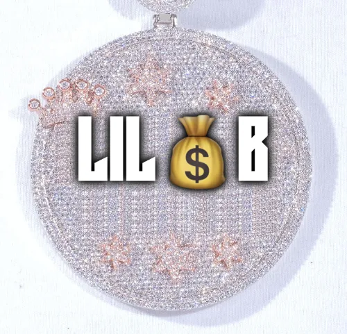 CUSTOM LETTER NECKLACE 3D BIG CROWN DISC sold by The GUU Shop