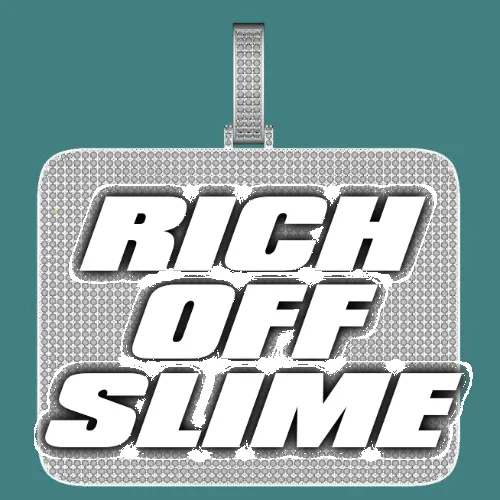 CUSTOM LETTER NECKLACE 3D BIG SQUARE sold by The GUU Shop