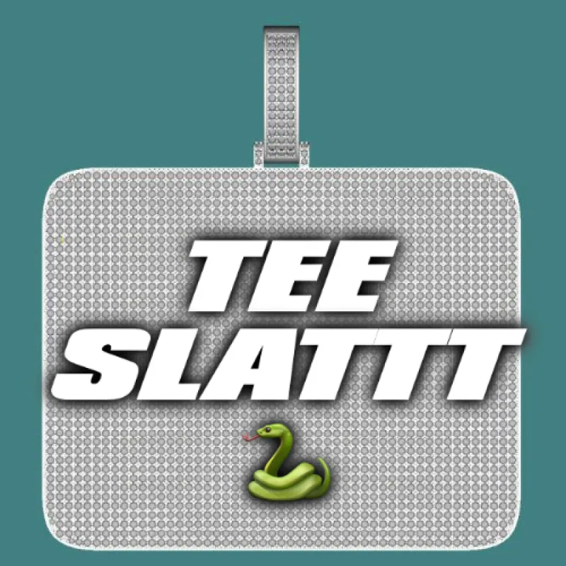 CUSTOM LETTER NECKLACE 3D BIG SQUARE sold by The GUU Shop