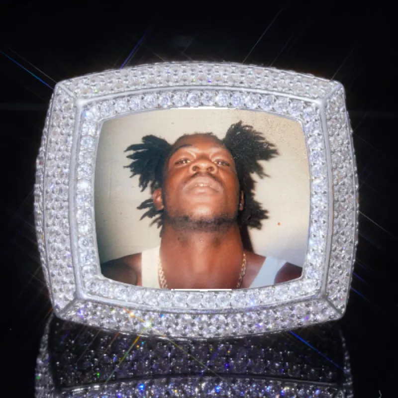 3D CUSTOM PICTURE ICED RING sold by The GUU Shop